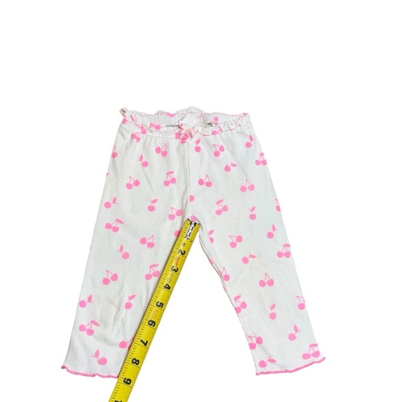 Zara Baby Girls Cherry Print Ribbed Cotton Leggings-Size 18-24 months - Picture 7 of 7